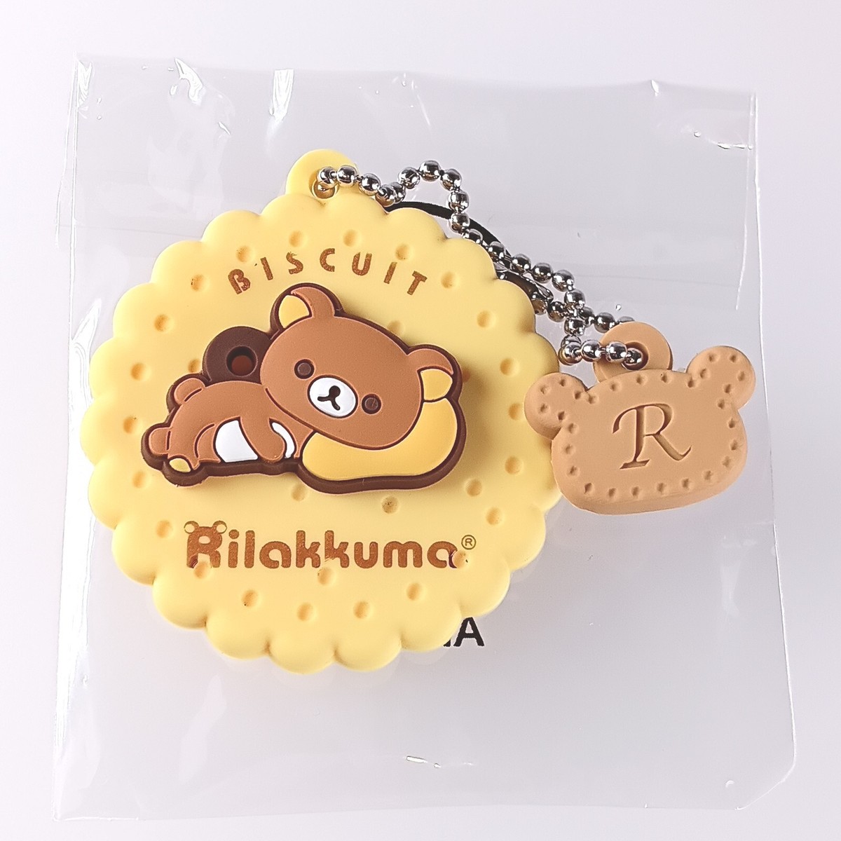 Rilakkuma Snack Rubber Keychain Japanese From Japan F/S UK