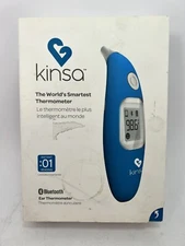 Kinsa KET-003 Bluetooth Digital Smart Ear Thermometer - Blue