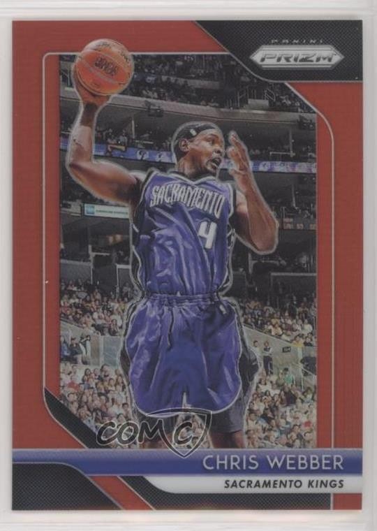 2018-19 Panini Prizm Red Prizm 49/299 Chris Webber #165 HOF