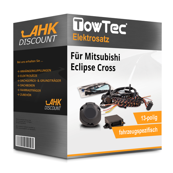 für Mitsubishi Eclipse Cross 25- Towtec Elektrosatz 13Polig Fahrzeugspezifisch-image