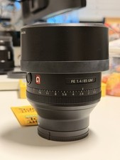 Sony FE 85mm f/1.4 GM Full-Frame Mid-Range E-Mount Camera Lens - Black...