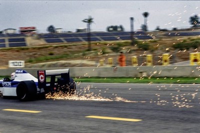 Satoru Nakajima Tyrrell 019 Ford Spanish GP at Circuito de Jerez o- Old Photo 5