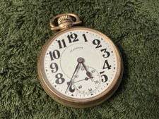Illinois 1921 Bunn 17 Jewel Railroad Pocket Watch
