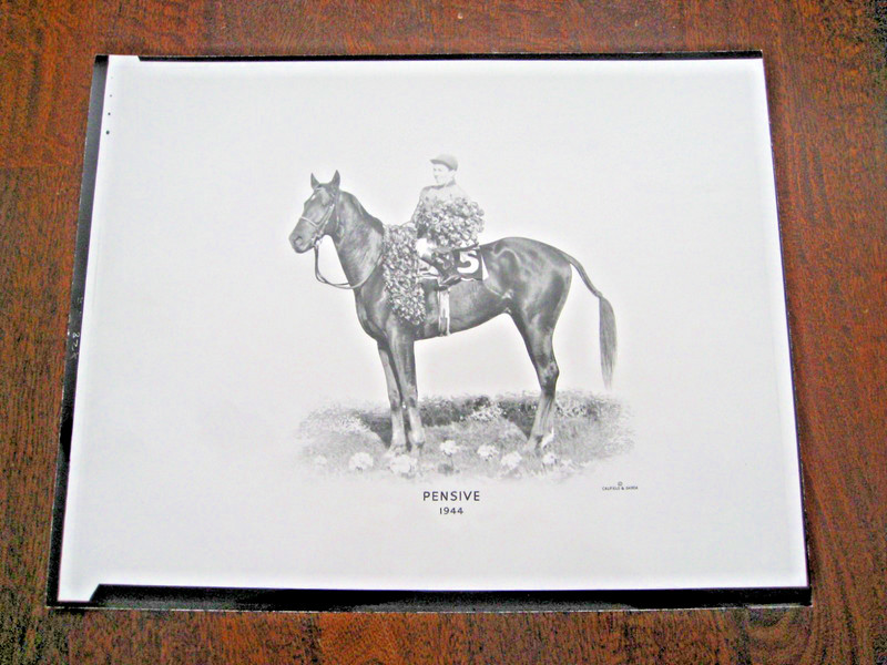 11 X 14-Original 1944 Kentucky Derby Winner "Pensive" Caufield & Shook, Inc.