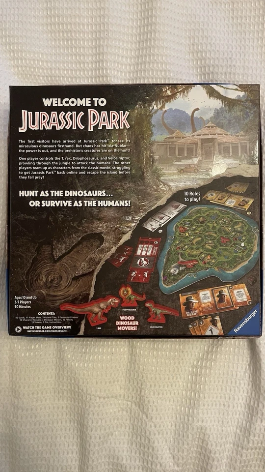 Ravensburger Jurassic Park Danger Adventure Board Game - Image 2 of 3