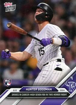 2024 Topps Now 691 Hunter Goodman