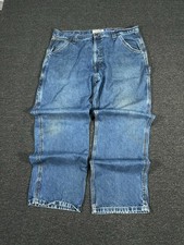 Vintage 60s Big Mac Carpenter Jeans 40x34 Fit 38x33 Sanforized Distressed USA