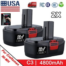 2X For Craftsman 19.2V C3 DieHard Battery 4.8Ah 11375 130279005 11376 130279003