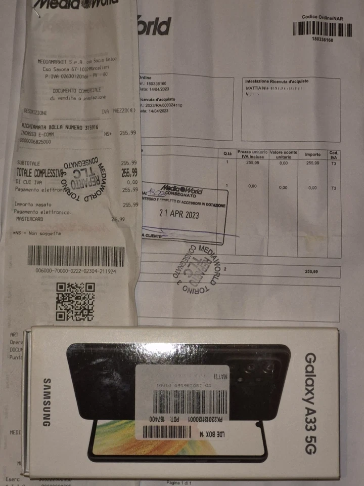 Samsung Galaxy A33 5G · 128GB, foto 1 di 5