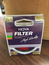 Hoya 55mm Dual Color Red Blue Special Effects Lens Filter