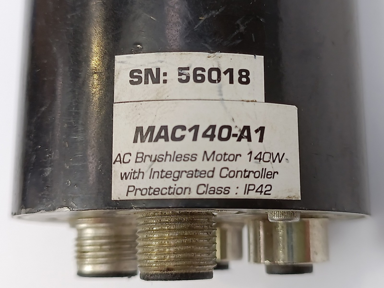 JVL Industrial Electronics MAC140-A1 AC Brushless Motor 140W W/ MAC00-FP4