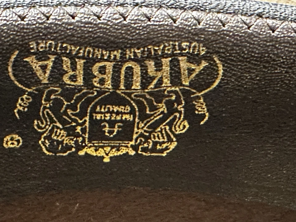 Винтажная ковбойская шляпа Akubra Western Snowy River из чистого меха войлочная черная размер 57 ЧИТАЙТЕ - Изображение 4 из 4