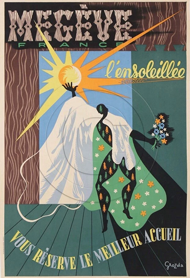 AFFICHE POSTER Megeve - Photo 1/1