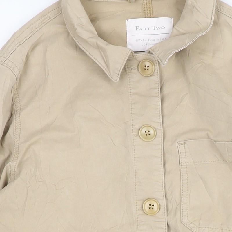 Part Two Women's Beige Basic Jacket Size 8 - image 11