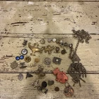 Small Lot Of Vintage Costume Jewelry Brooch Pendant Cuff links Pins
