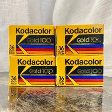 4 Rolls NOS Vintage Expired 1991 KODAK Kodacolor GOLD 100 35mm Print Film 36exp