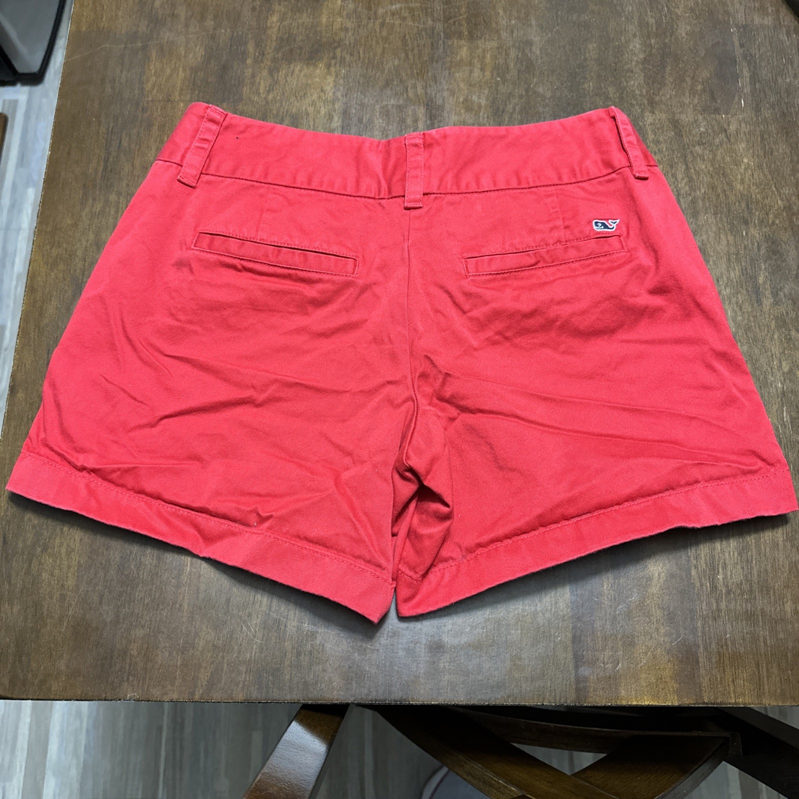Vineyard Vines Red Size 0 Cotton Basic Shorts - image 4