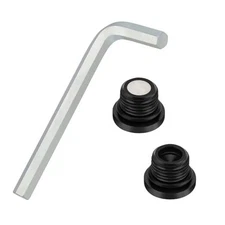  2 Pcs Front Differential Oil Drain Fill Plug Kit for Polaris RZR Ranger 