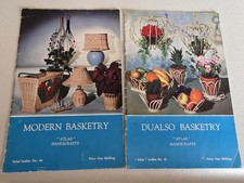 Basketry Leaflets - Rare 1950's Dualso Basketry No. 47 and Modern Basketry No.44