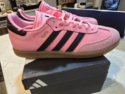 Adidas Lionel Messi x Samba Inter Miami CF Home Kit Size 10 Mens Pink Shoes NEW