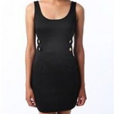 Silence & Noise Military Style Tank Dress Jr L NWT