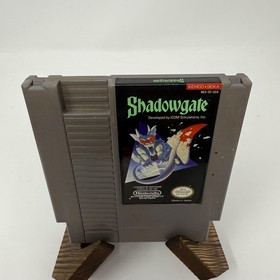 Vintage Shadowgate Nintendo NES Video Game Gray Cartridge 1989 Kemco Fantasy