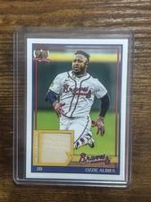 2026 Topps Series 1 - Ozzie Albies, Relic Card #91R-OA, Atlanta Braves (MEM)