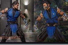 Halloween Carnival Full Set New Cosplay Costume Outfits Mortal Kombat 1 Sub Zero