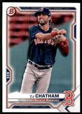 2021 Bowman Paper Prospects 5x7 CJ Chatham Boston Red Sox #BP-113
