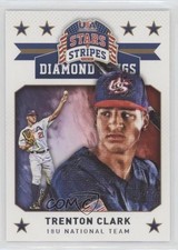 2015 Panini Stars and Stripes Diamond Kings Trent Grisham Trenton Clark #25 0d2