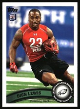 2011 Topps #46 Dion Lewis RC Philadelphia Eagles