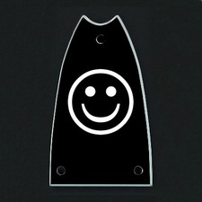 GUITAR TRUSS ROD COVER - Engraved Etched Fit EPIPHONE Scoop - SMILE Face Emoji