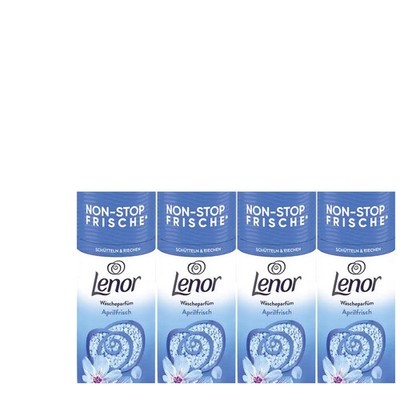 4 x  Lenor Wäscheparfüm Blau Aprilfrisch | Non-Stop-Frische | Duftperlen Parfum