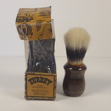 SURREY Natural Boar Hair Shaving Brush W/ Original Box