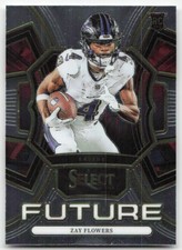 Zay Flowers #FUT-ZFL Prices [Rookie] | 2023 Panini Select Future