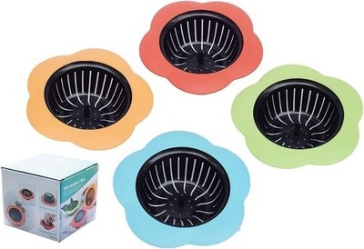 Kitchen Sink Strainer, 4PCS Silicone Sink Strainers,Large Wide Rim 4.5'' Diameter
