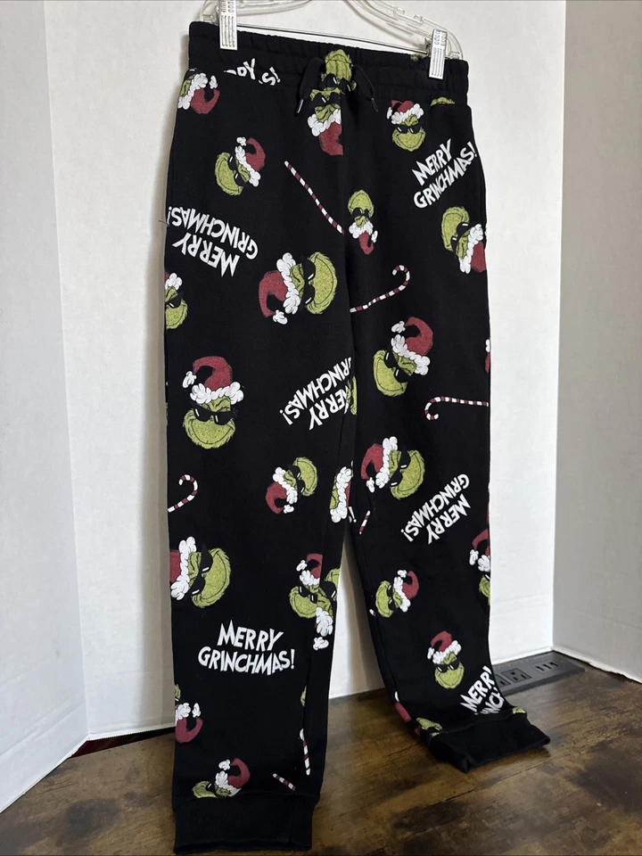 Pantalones deportivos Epic Threads Kids The Grinch Dr. Seuss pequeños 7-8 NUEVO negros Foto 2 de 4