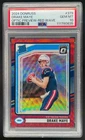 2024 Donruss Drake Maye Optic Preview Rated Rookie Red Wave #379 PSA 10 Patriots