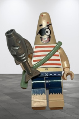 Lego  Minifigur bob033, SpongeBob SquarePants, Patrick Pirates Seeräuber