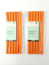 12 PC Soft Twist Rods Flexible Hair Curler Rods