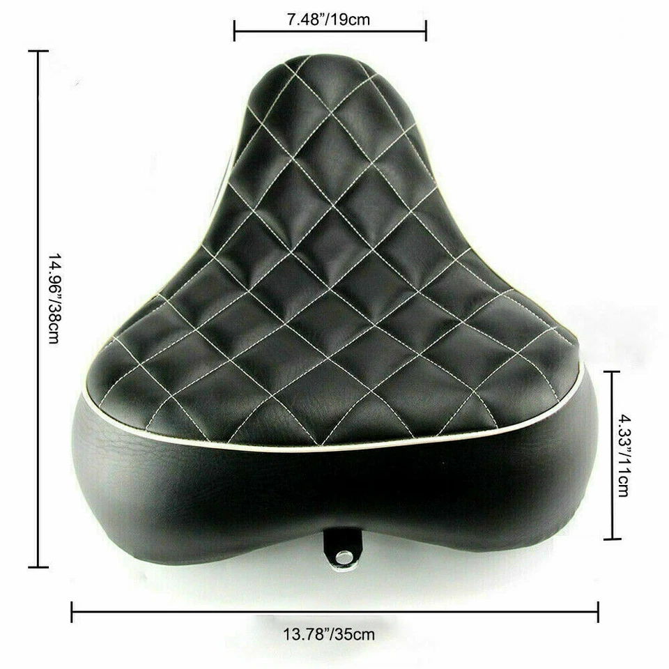 Front Driver Rider Solo Seat Fit For 1983-03 Harley Sportster 883 1200 XR 72 48 Foto 4 de 4