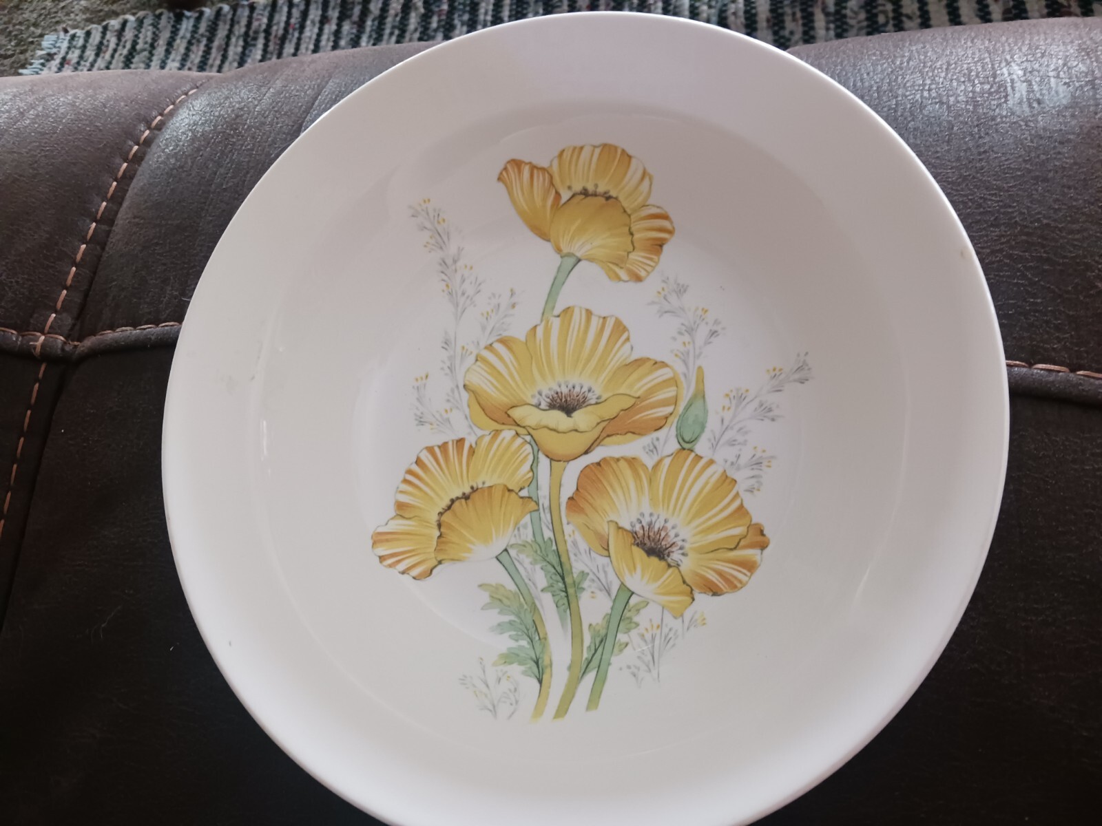 Noritake Buttercup Vegetable/Serving Bowl 9 1/4 X 2 1/2 Yellow Flowers