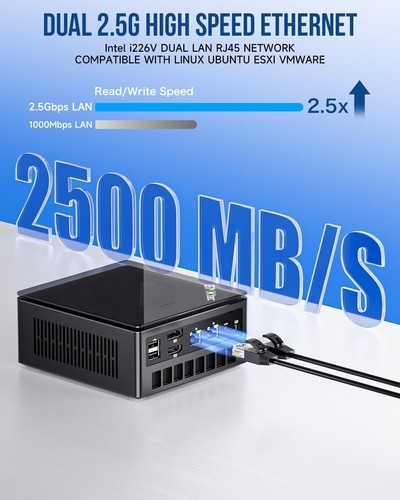 GMKtec Gaming Mini PC K8 Plus AMD Ryzen 7 8845HS(8C/16T, up to 5.1GHz) 64GB DDR5 - Afbeelding 5 van 9