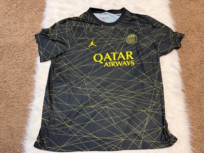Nike Air Jordan Paris Saint-Germain Fourth Size 3XL Soccer Jersey DR3797-010