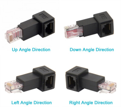 10x 8P8C FTP STP UTP Cat5e Male to Female Lan Ethernet Network Extension Adapter