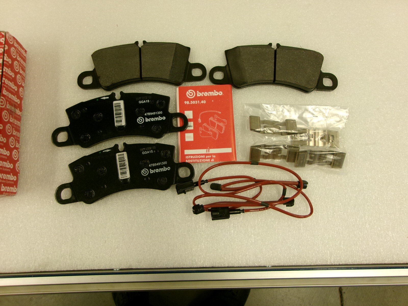 Ferrari 458 Rear Brake Pads Genuine BREMBO 70002544