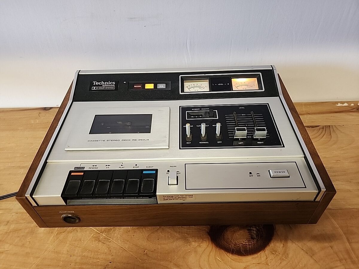 Technics Cassette Stereo Deck RS-263US Vintage Cassette Recorder