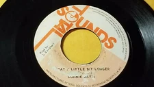 RONNIE DAVIS - STAY A LITTLE BIT LONGER  /REGGAE45" on TOTAL SOUND ORIG
