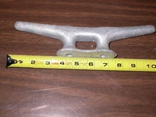 10 INCH Galvanized Wilcox Crittenden boat or dock chock, cleat new old stock
