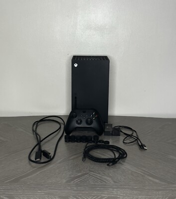 Microsoft Xbox Series X 1TB Konsole - Schwarz | Seagate 1TB SSD | (Box inklusive).
